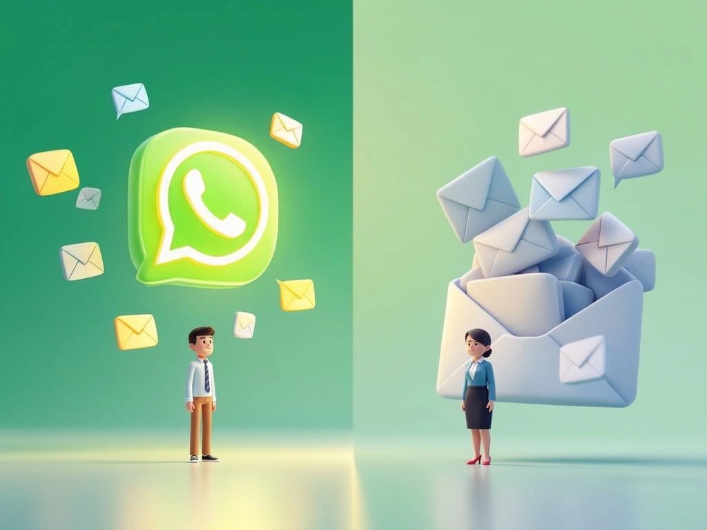 email vs whatsapp